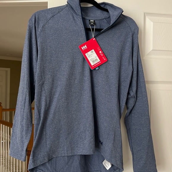 New with tag Helly Hansen midweight base layer zip up - Picture 1 of 3